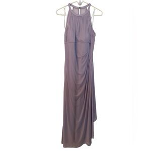David's Bridal Lavender Maxi Dress